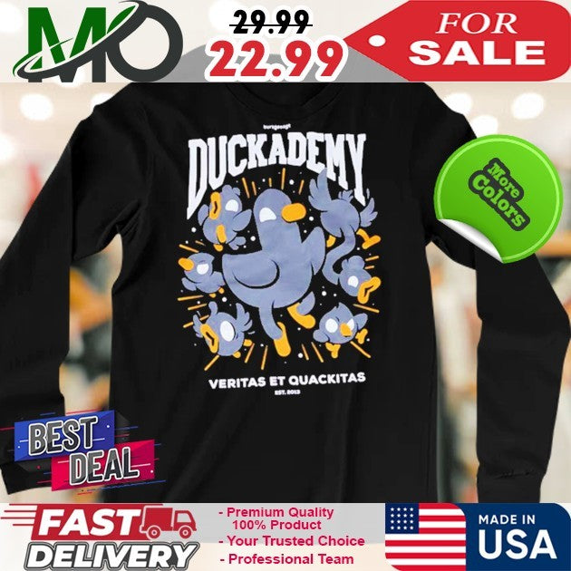 Kurzgesagt Duckademy Veritas Et Quackity Shirt
