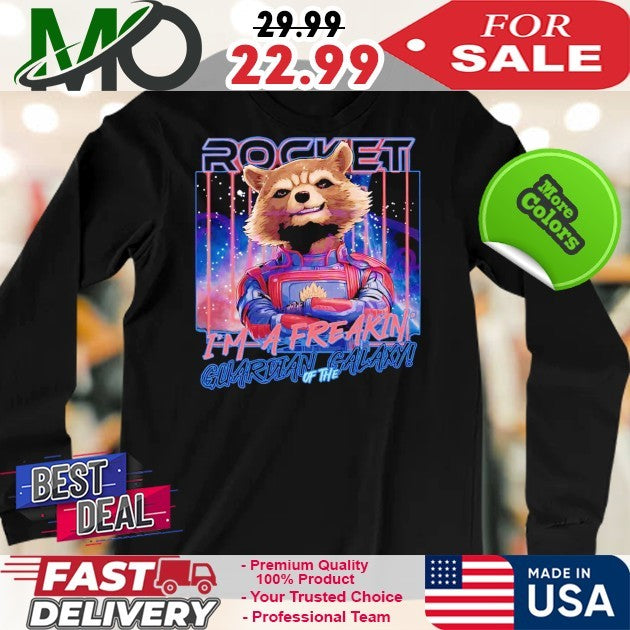 MCU Superhero Rocket Raccoon Shirt