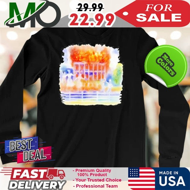 Nottoway Plantation Caught Fire And Burned To The Ground Shirt