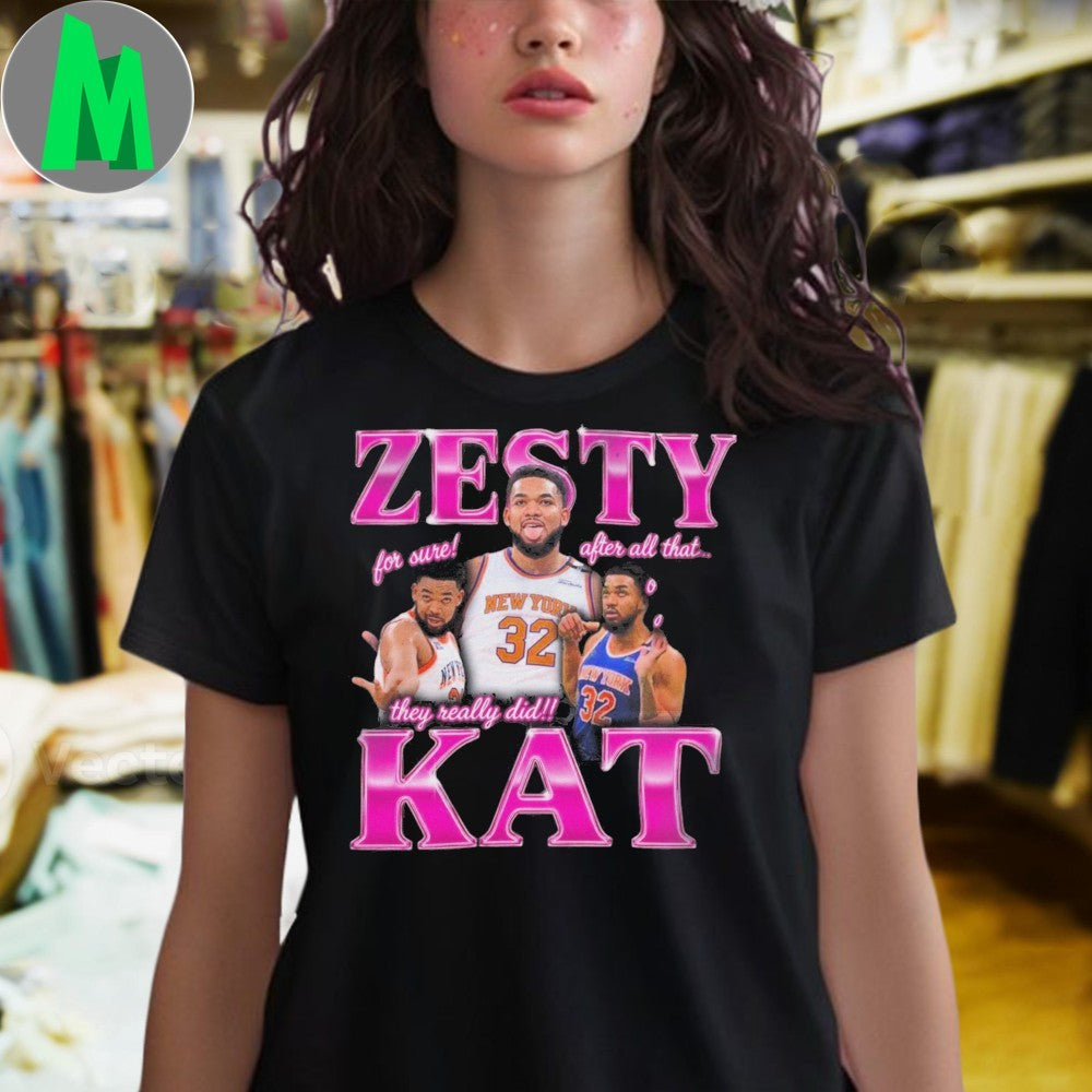 Number 32 Zesty Kat Karl Anthony Funny Cat Meme T-Shirt Graphic Tee