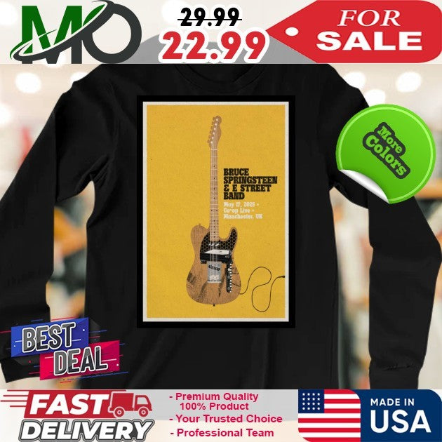 Poster Bruce Springsteen & The E Street Band Show 2025 Manchester Shirt