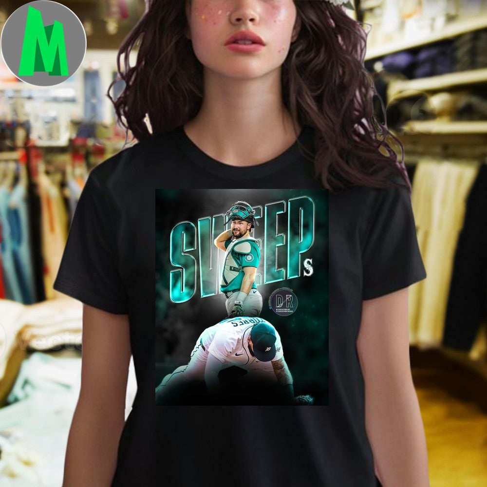 Seattle Mariners SWEEP MLB Baseball Catcher Shirt