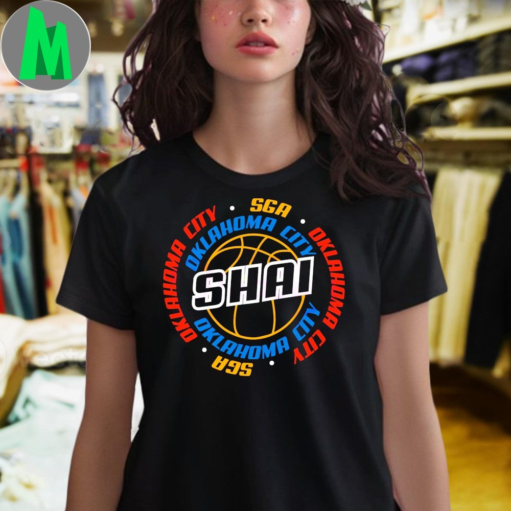 Shai Gilgeous Alexander Oklahoma City Thunder Basketball Shirt