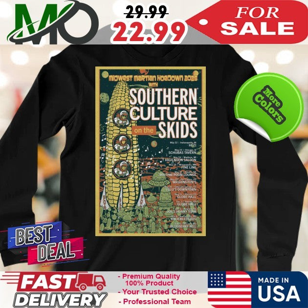 Southern Culture On The Skids Midwest Martian Hoedown 2025 Poster Shirt