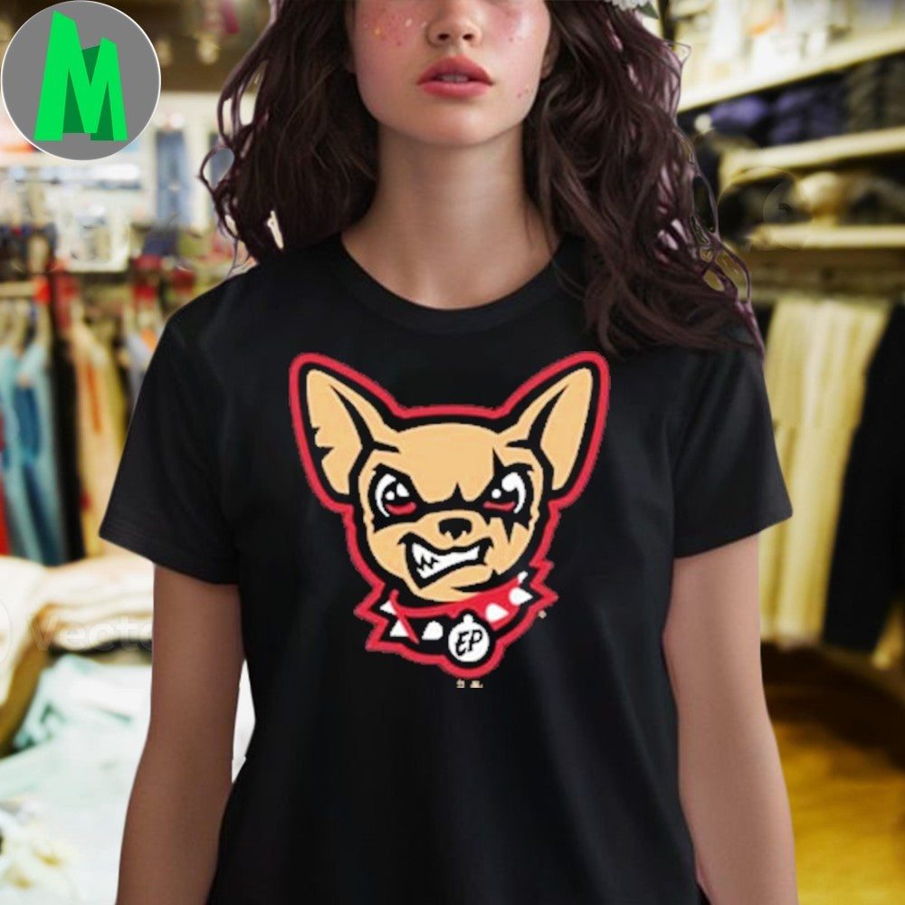 Summit Sportswear El Paso Chihuahuas Mens Black Primary Logo Shirt