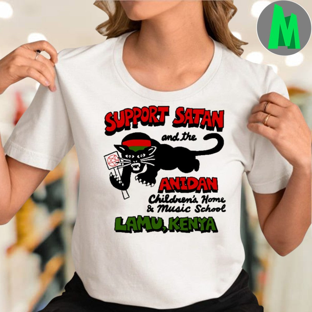 Support Satan And The Anidan Children’s Home And Music School Lamu Kenya Sand Shirt