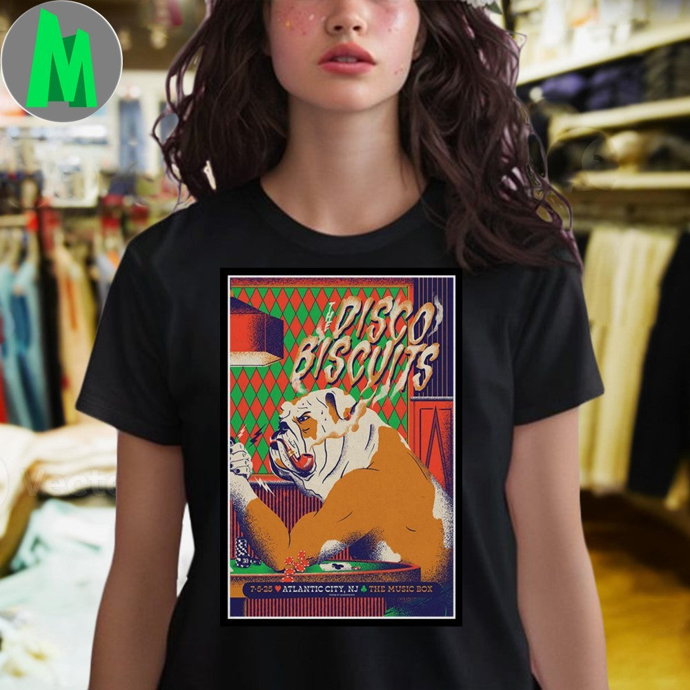 The Disco Biscuits Live 2025 The Music Box at the Borgata in Atlantic City Poster Shirt