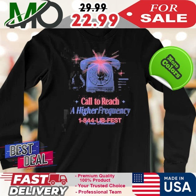 The Dolab Merch Lib 2025 Higher Frequency Hotline Shirt
