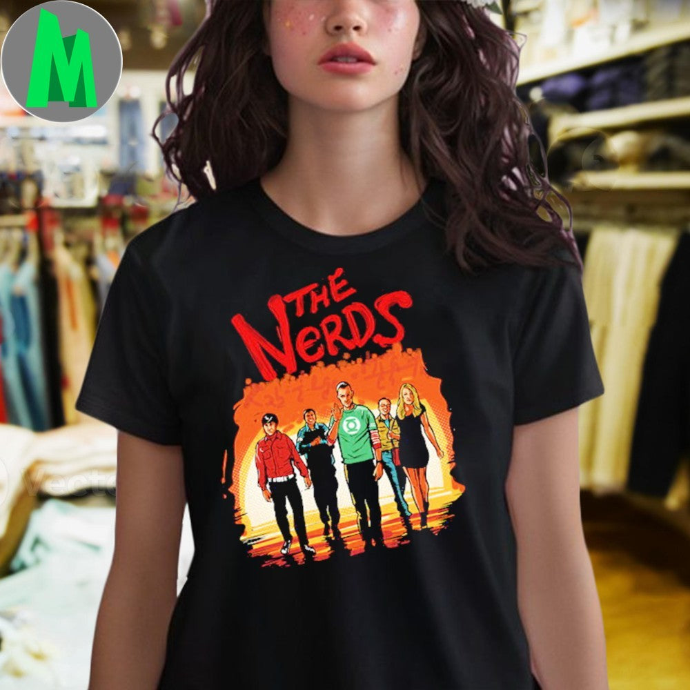 The Nerds Big Bang Theory TV Show Graphic T-Shirt