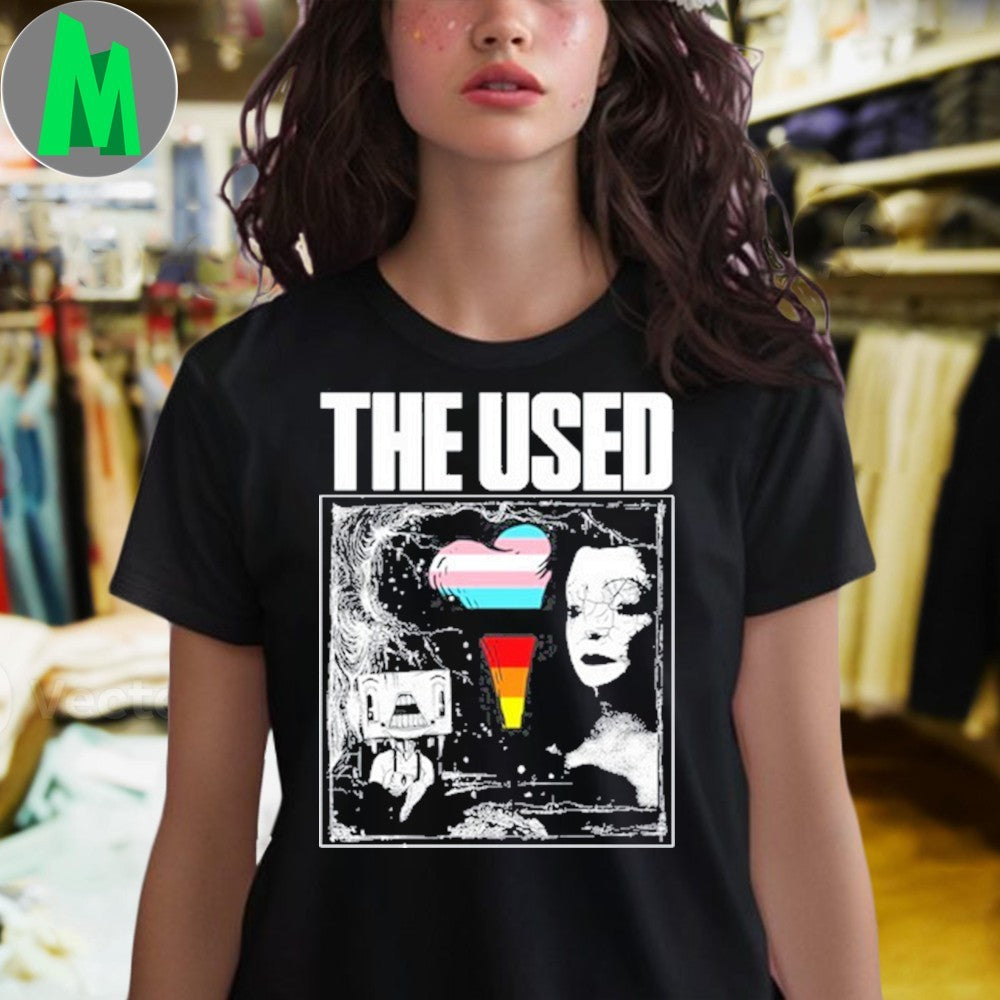 The Used Pride Month 2025 LGBTQ+ Band Fan T-Shirt