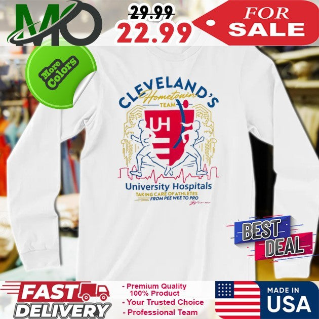 University Hospitals Cleveland Running City Hometown Athletes Sports Fan Shirt