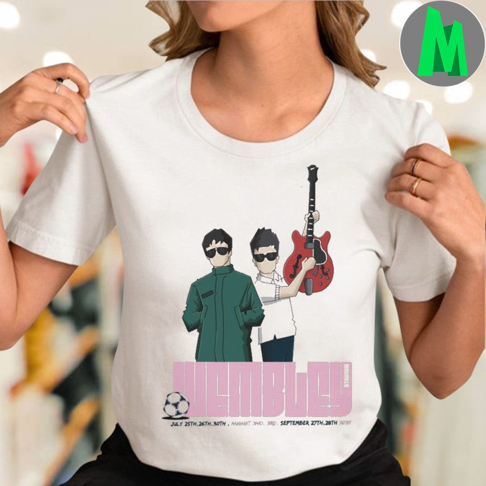 Wembley Stadium 2025 Concert Tour Graphic T-Shirt