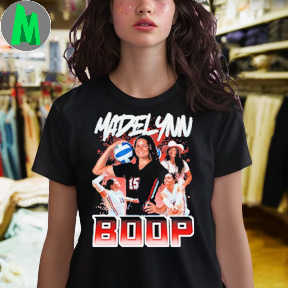 Original Madelynn Boop Volleyball Player #15 Fan T-Shirt