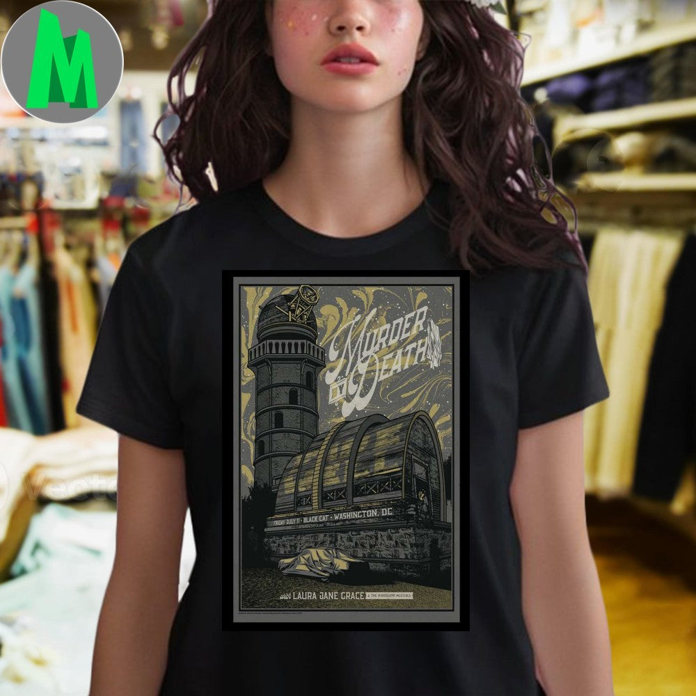 Original Murder By Death Washington, D.C July 11, 2025 Poster Shirt