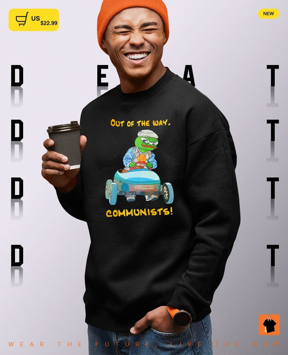 Pepe the Frog out of the way Communists meme shirt