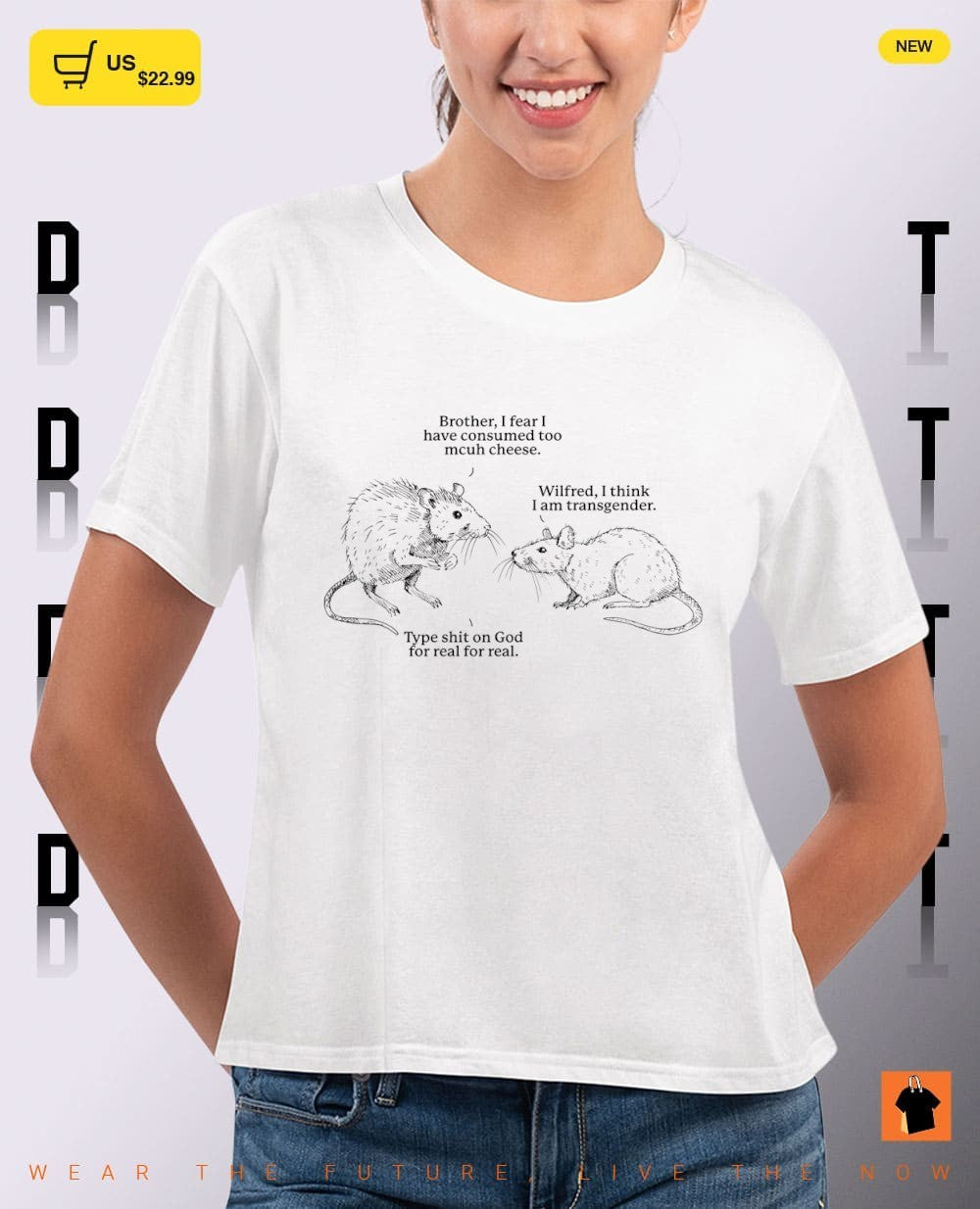 Rats brother I fear I have consumed too much cheese wilfred I think I am transgender wilfred and cereilia lore shirt