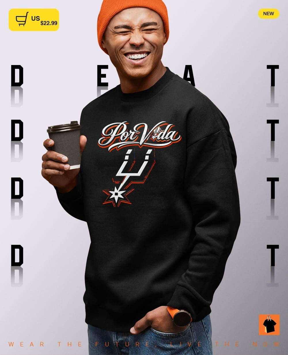 San Antonio Spurs Basketball NBA Sports Fan Featuring Por Vida logo shirt
