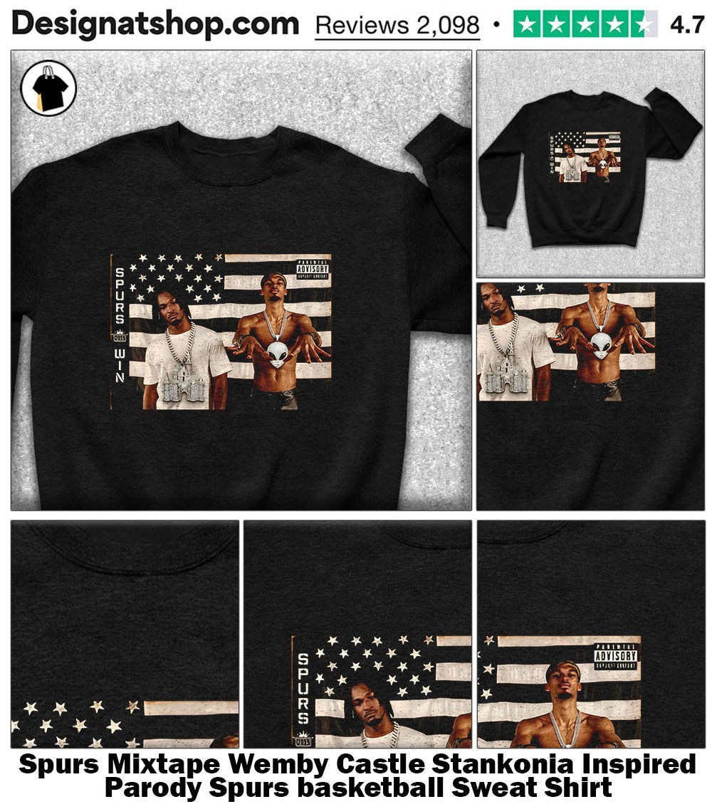 Spurs Mixtape Wemby Castle Stankonia Inspired Parody Spurs basketball shirt