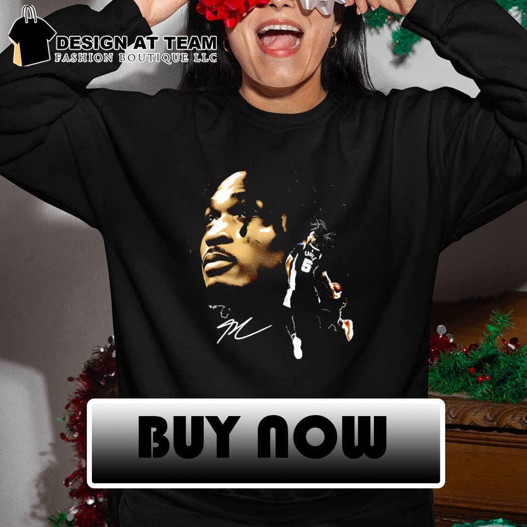 Stephon Castle Bigface San Antonio Spurs Basketball Player NBA 2026 signature shirt