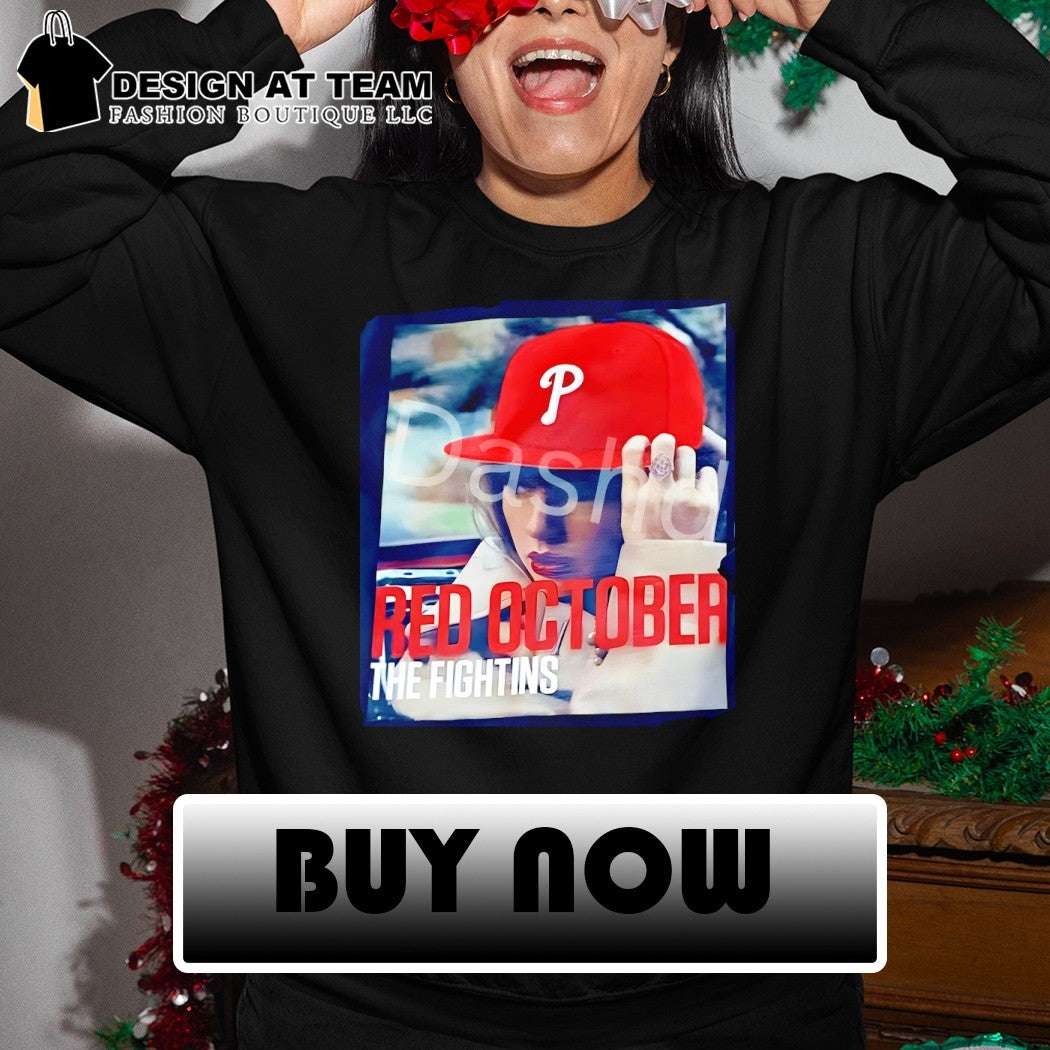 Taylor Red October The Fightins Philadelphia Phillies Baseball MLB 2026 shirt