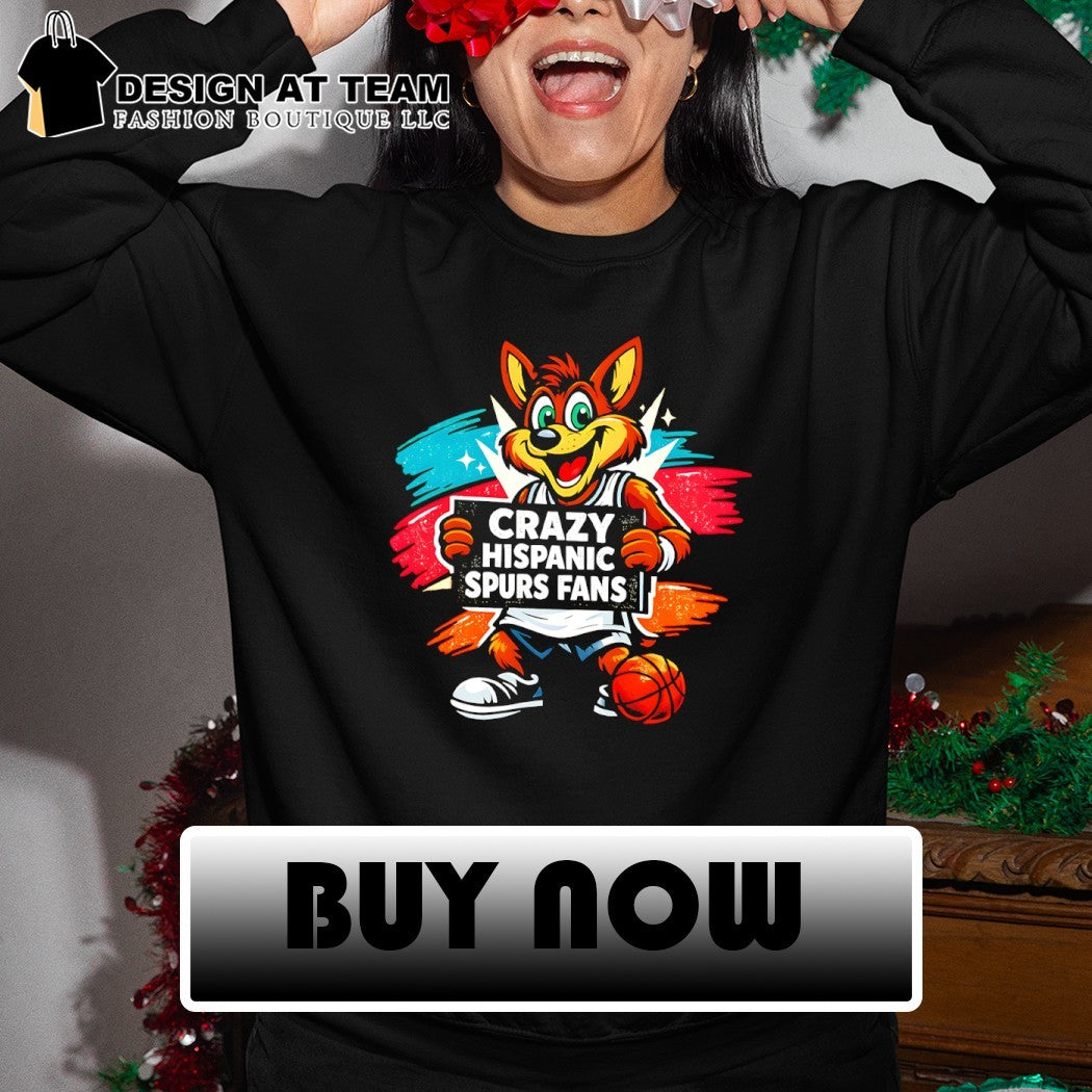 The Coyote Crazy Hispanic Spurs Fans Basketball Game Day 2026 shirt
