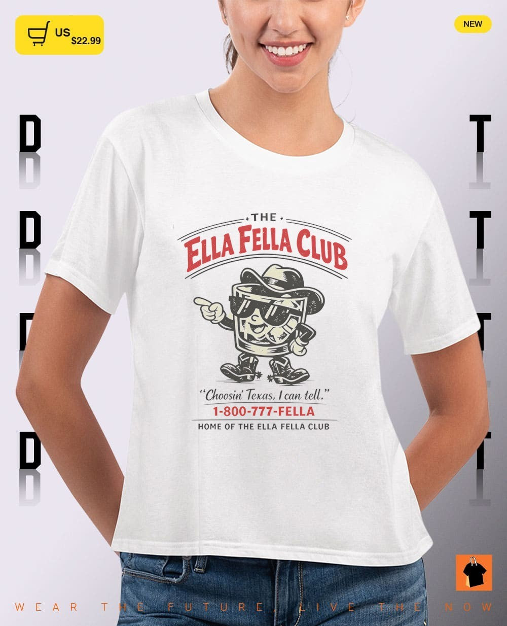 The Ella Fella Club Choosin’ Texas I can tell home of the Ella Fella Club shirt