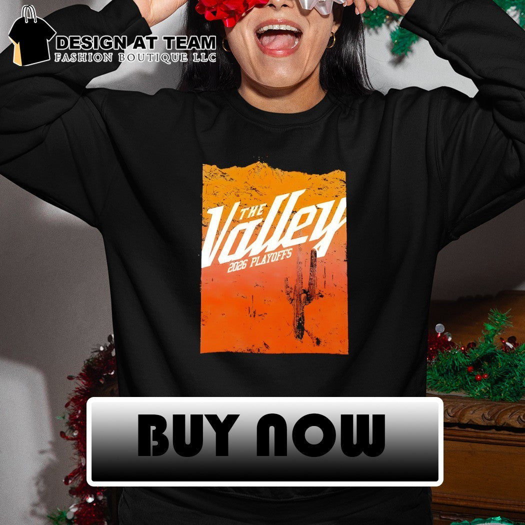 The Valley 2026 Playoffs Phoenix Suns New Era NBA shirt