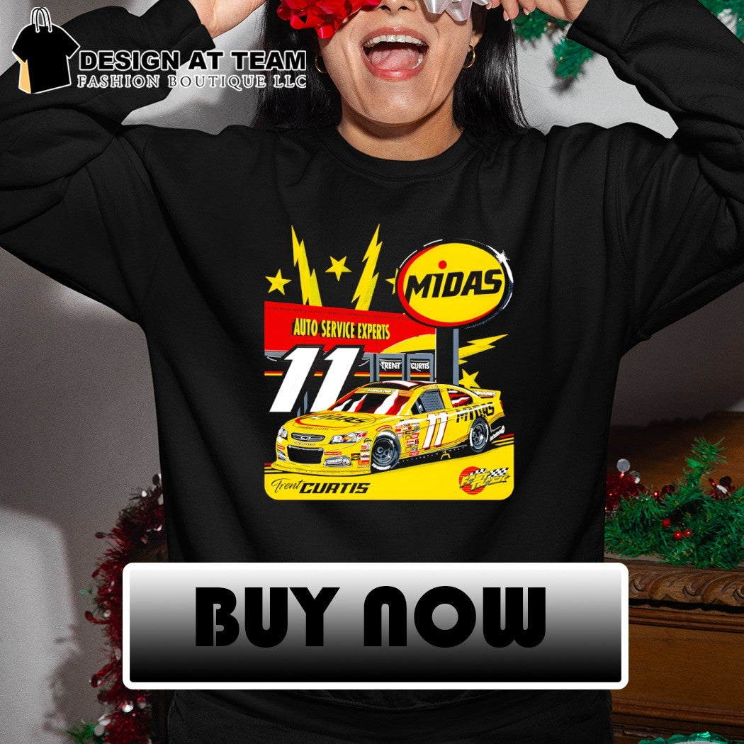 Trent Curtis Fast Track Chevrolet 11 Midas Racing Auto Service Axperts shirt