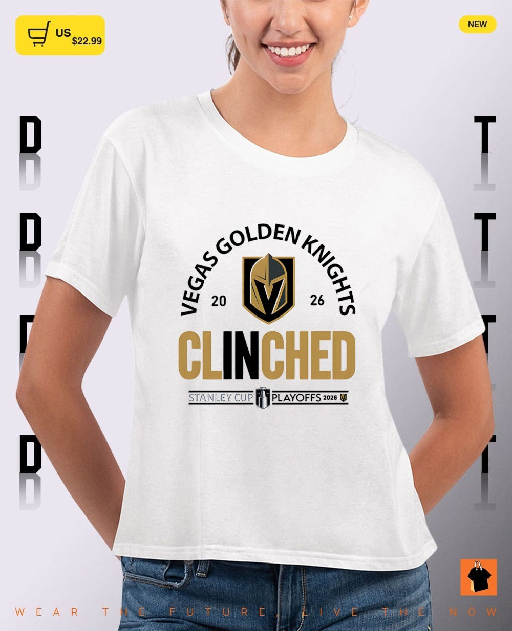 Vegas Golden Knights Hockey Clinched Stanley Cup Playoffs 2026 shirt
