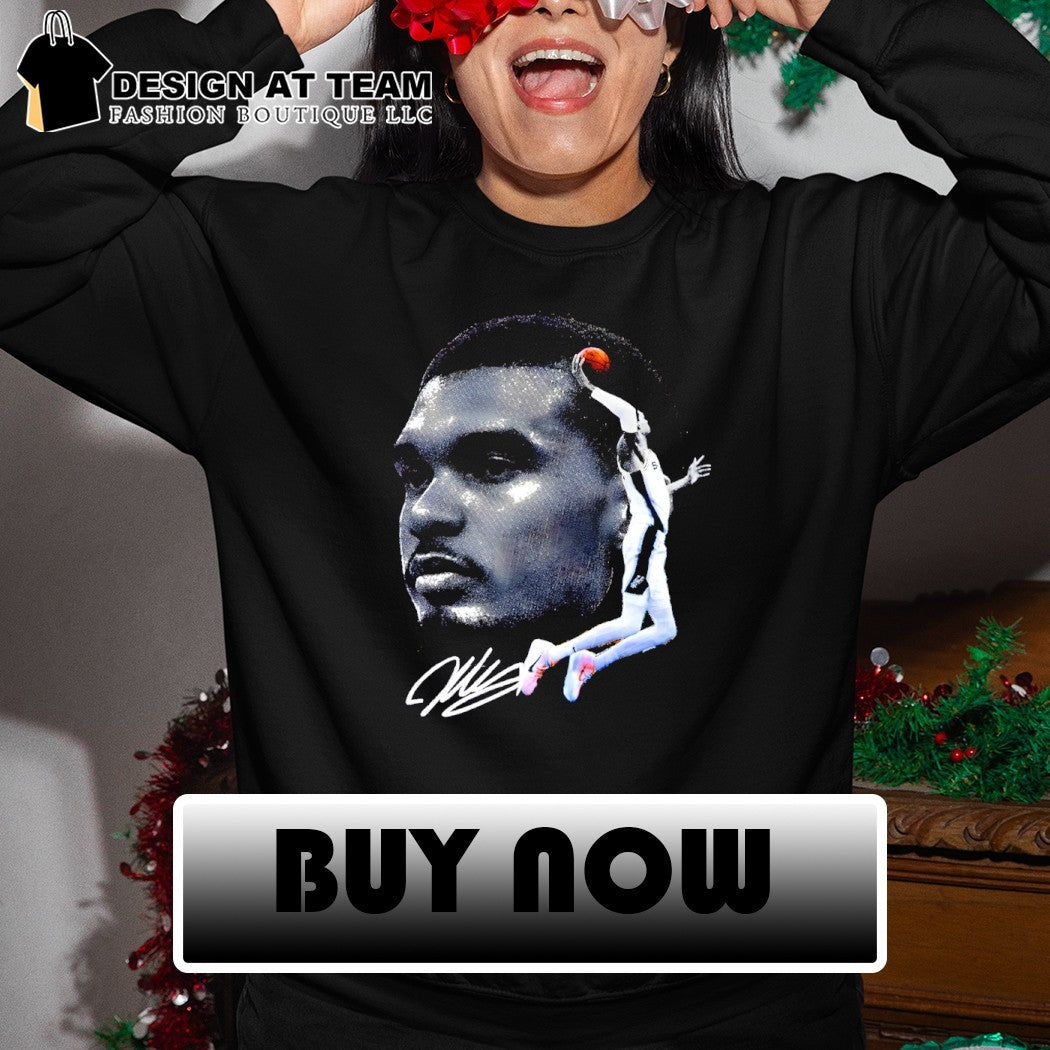 Victor Wembanyama bigface San Antonio Spurs Basketball NBA signature vintage shirt