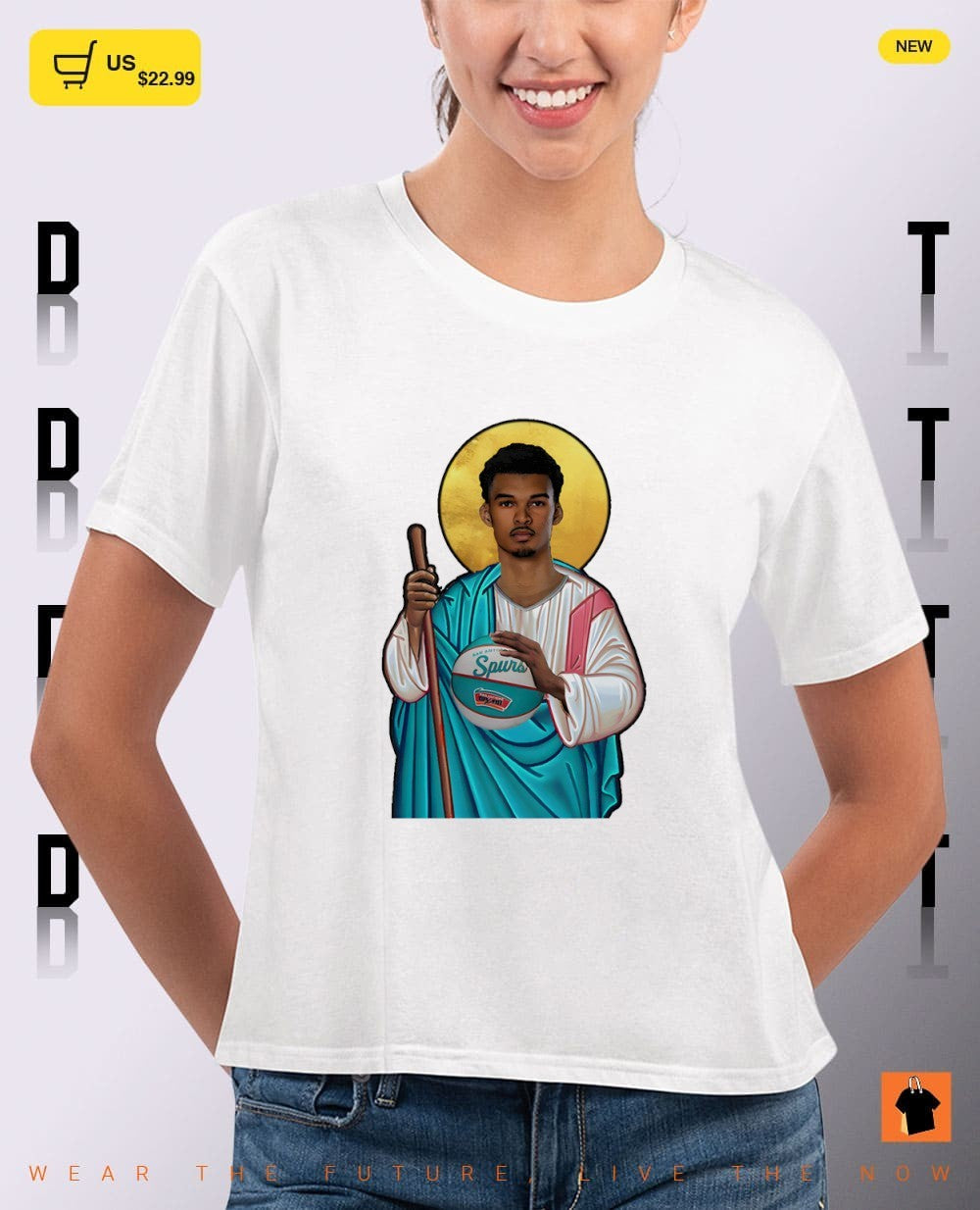 Victor Wembanyama x Saint San Antonio Spurs Basketball NBA 2026 shirt