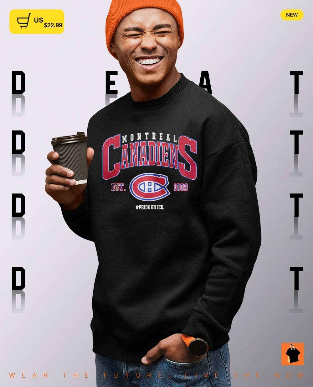Vintage 90s Montreal Canadiens Hockey pride on ice shirt