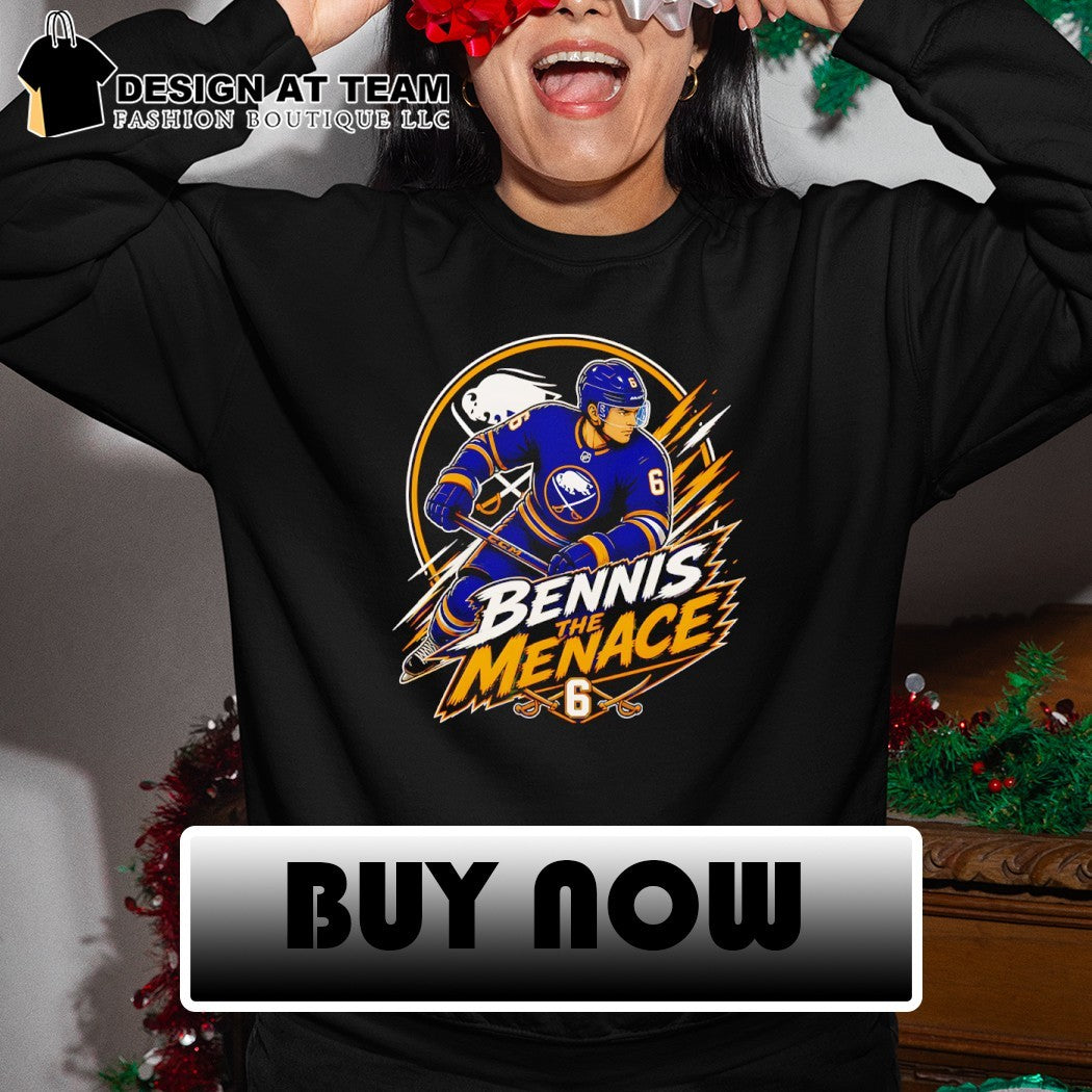Zach Benson Buffalo Sabres Hockey Bennis the Menace shirt
