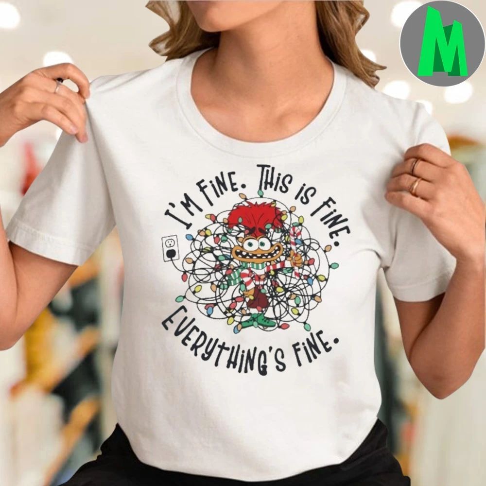 Animal I’m Fine This Is Fine Everything’s Fine Shirt