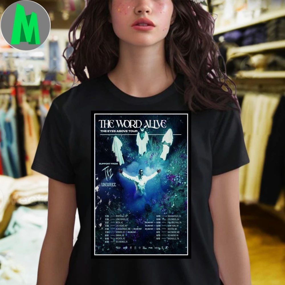 Tour 2025 The Word Alive Poster Shirt