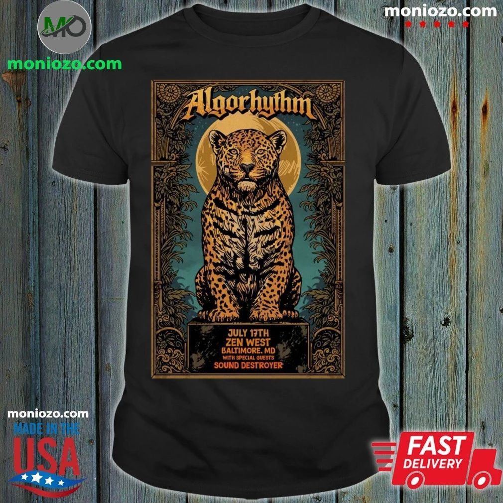 Poster Algorhythm At Sound Destroyer In Baltimore, MD On July 17, 2026 Shirt