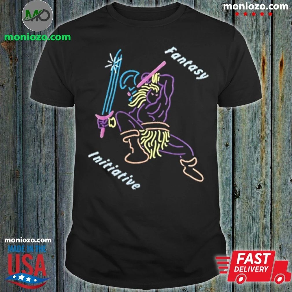 Original Fantasy Initiative Slash Puff Print Shirt