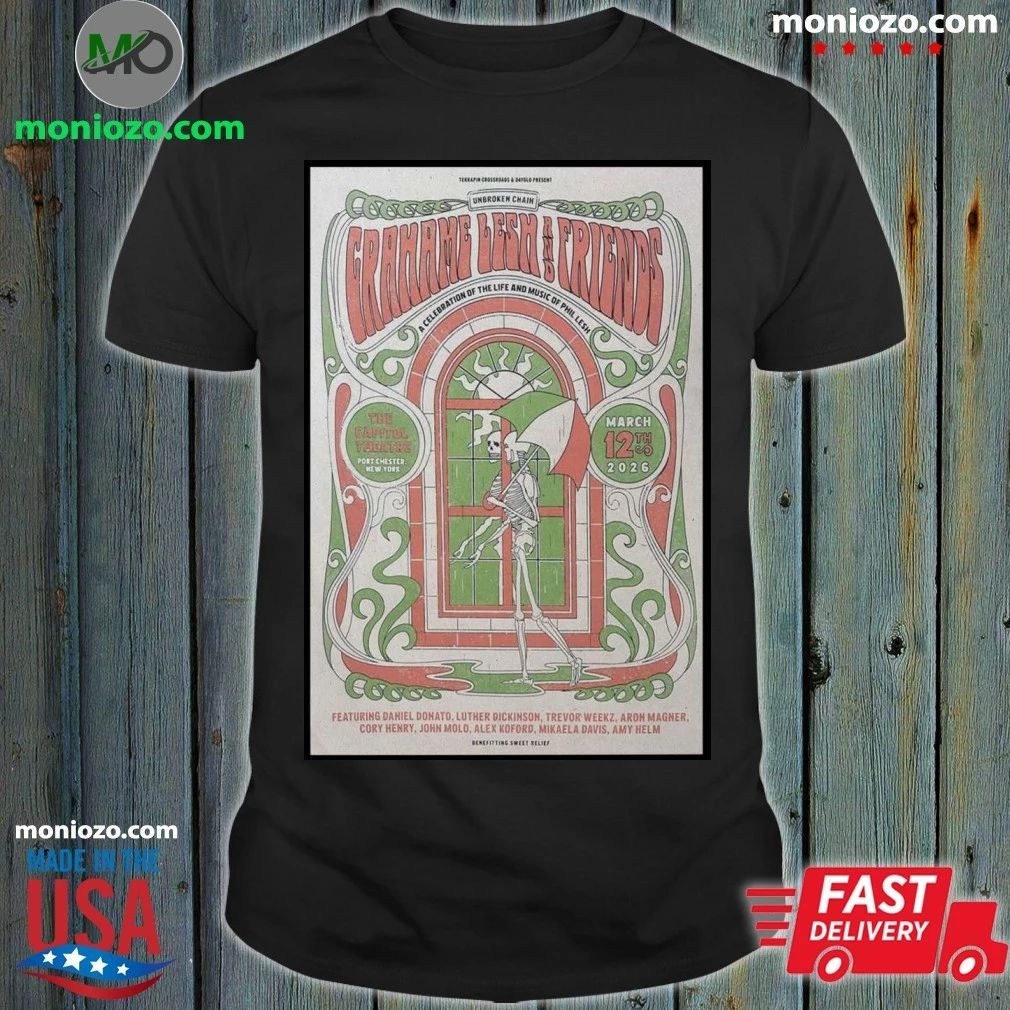 Grahame Lesh And Friends Port Chester Poster 12.3.2026 Shirt