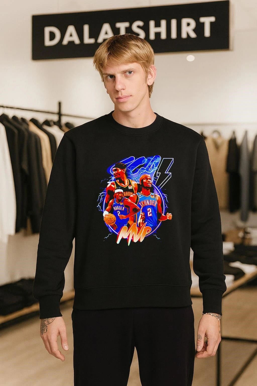 Shai Gilgeous-Alexander MVP Thunder shirt
