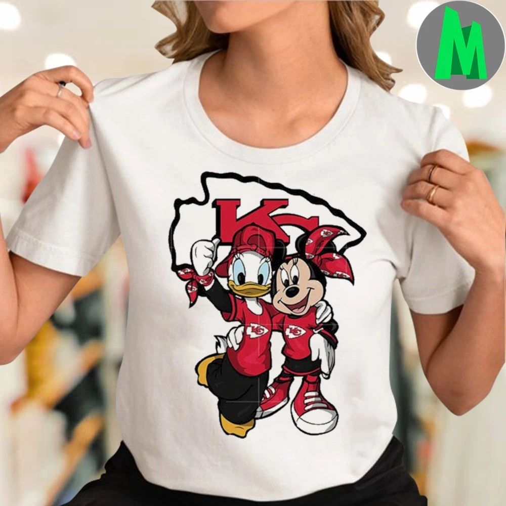 Daisy Minnie Kansas City Chiefs Logo 2025 Shirt