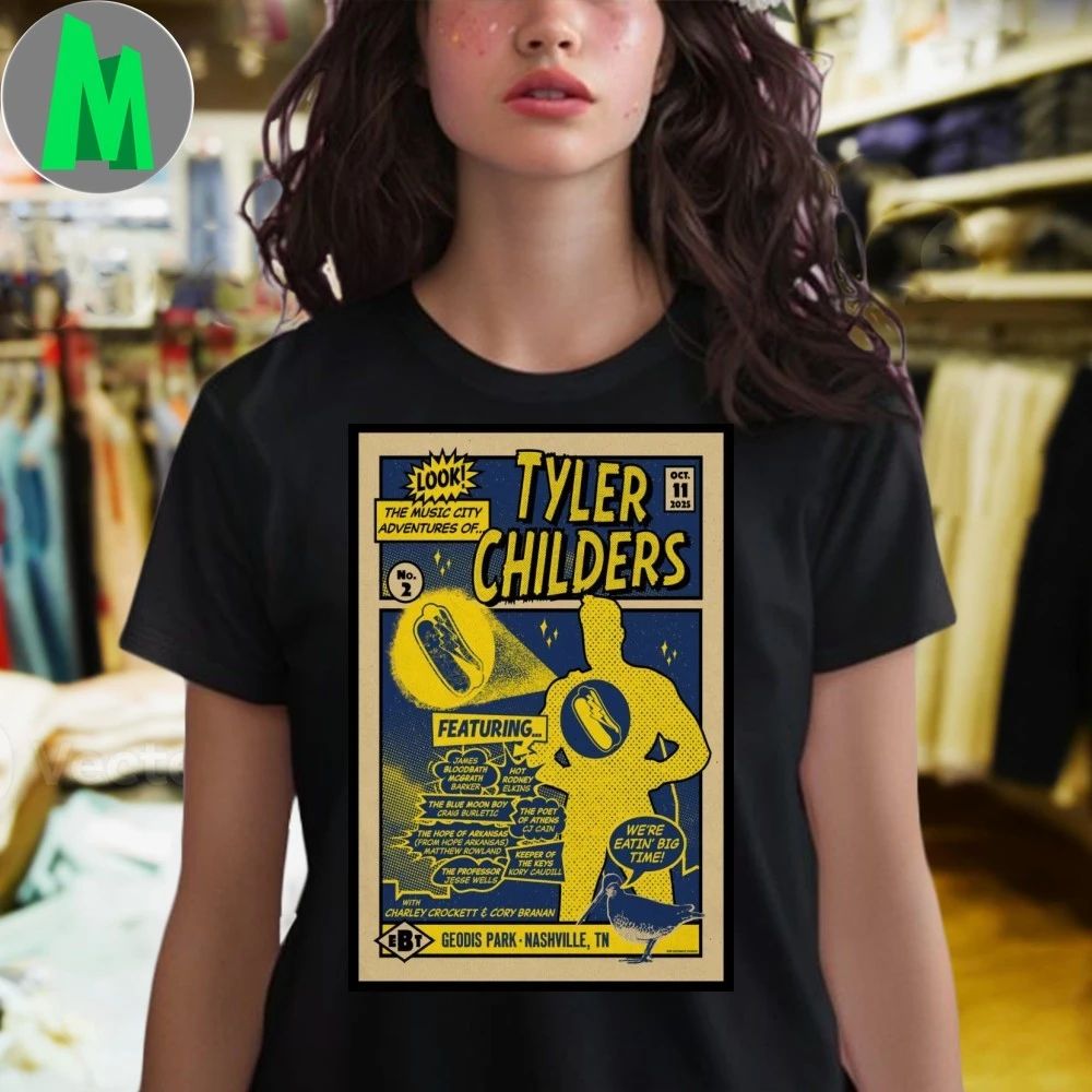 Tyler Childers Geodis Park Nashville TN Tour 2025 Poster Shirt