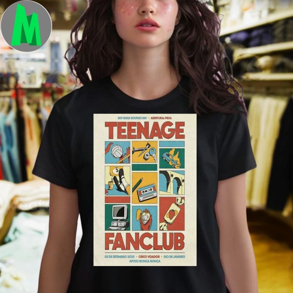 Teenage 9-3-2025 Rio De Janeiro Brazil Poster Shirt