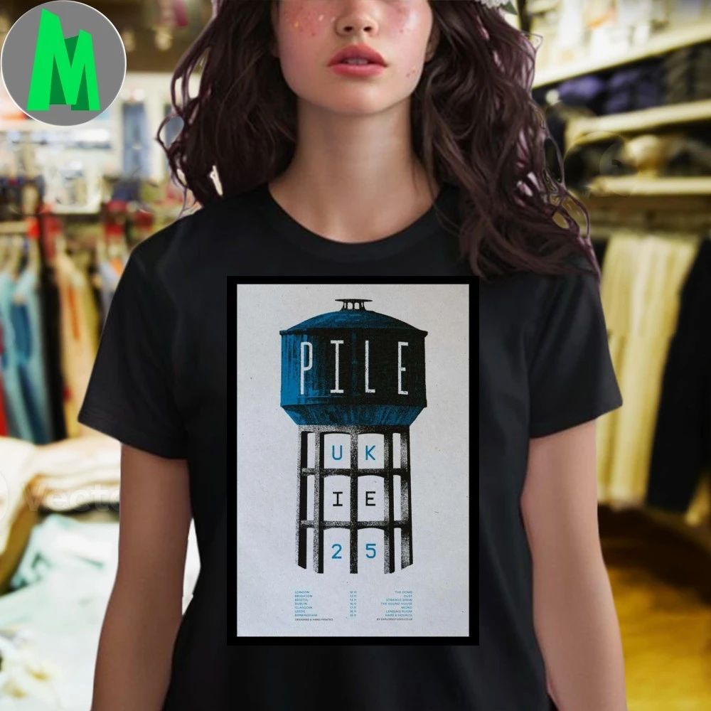 Pile UK & Ireland Tour 2025 Poster Shirt