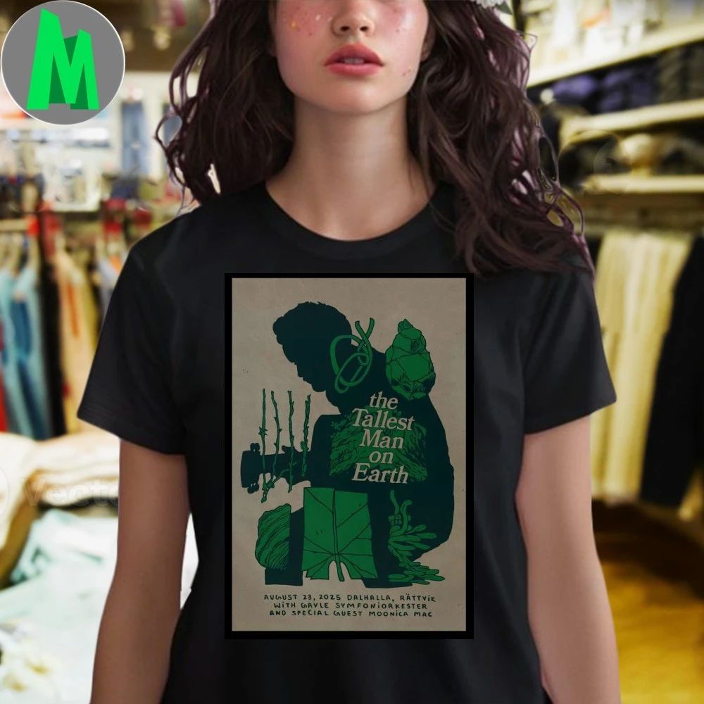The Tallest Man On Earth 8-23-2025 Dalhalla Rättvik Sweden Poster Shirt