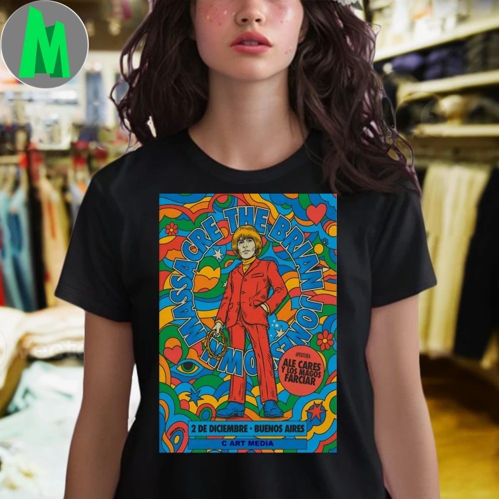 The Brian Jonestown Massacre C Art Media On Dec 2 2025 in Buenos Aires Argentina Poster Shirt