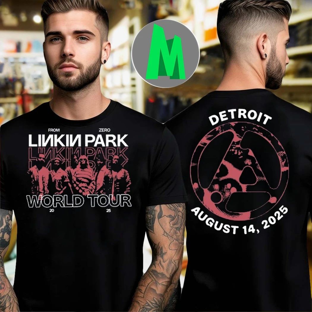 Linkin Park Tour Detroit 2025 T-Shirt