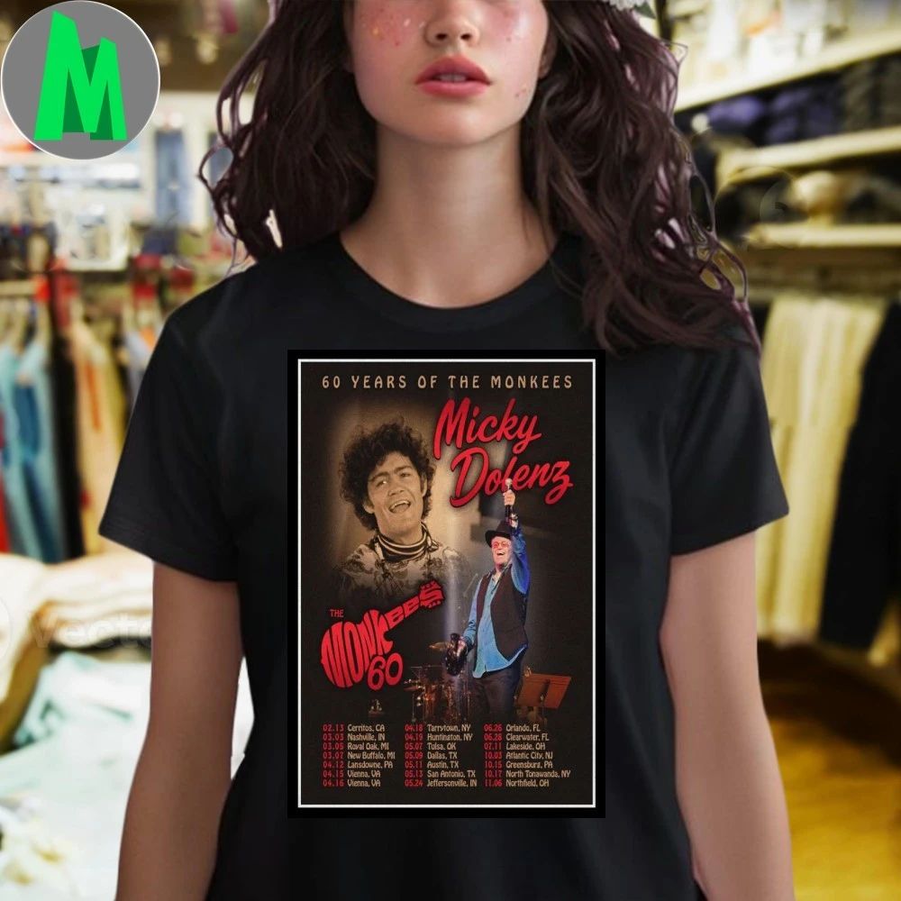Micky Dolenz New Tour 2026 Poster Shirt