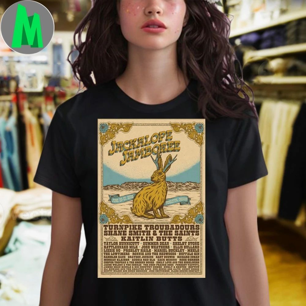Jackalope Jamboree Pendleton Or Jun 25-27 2026 Poster Shirt