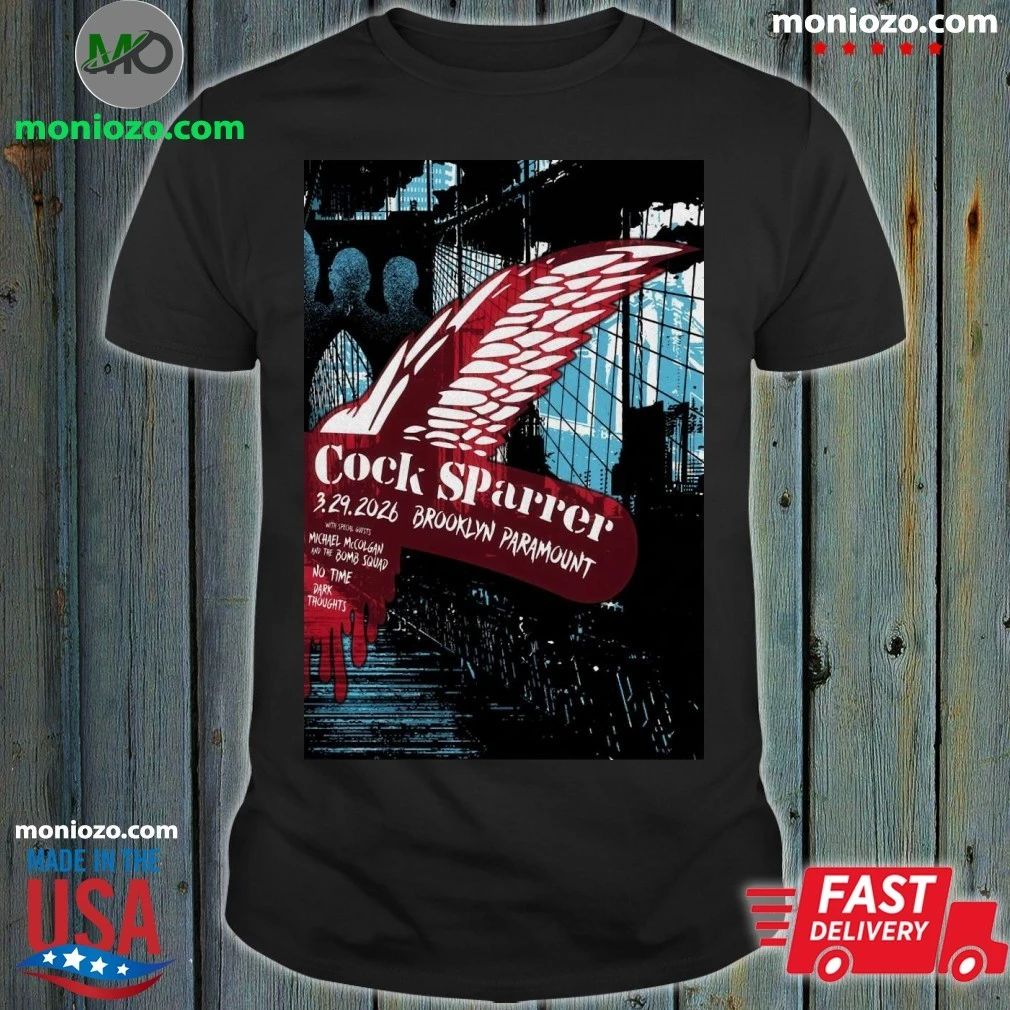 Cock Sparrer Brooklyn Paramount Brooklyn, NY March 29, 2026 Poster Shirt