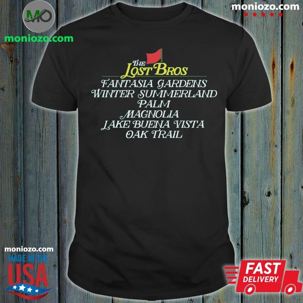 The Lost Bros Masters Golf Fantasia Gardens Winter Summerland Palm Magnolia Lake Buena Vista Oak Trail Shirt